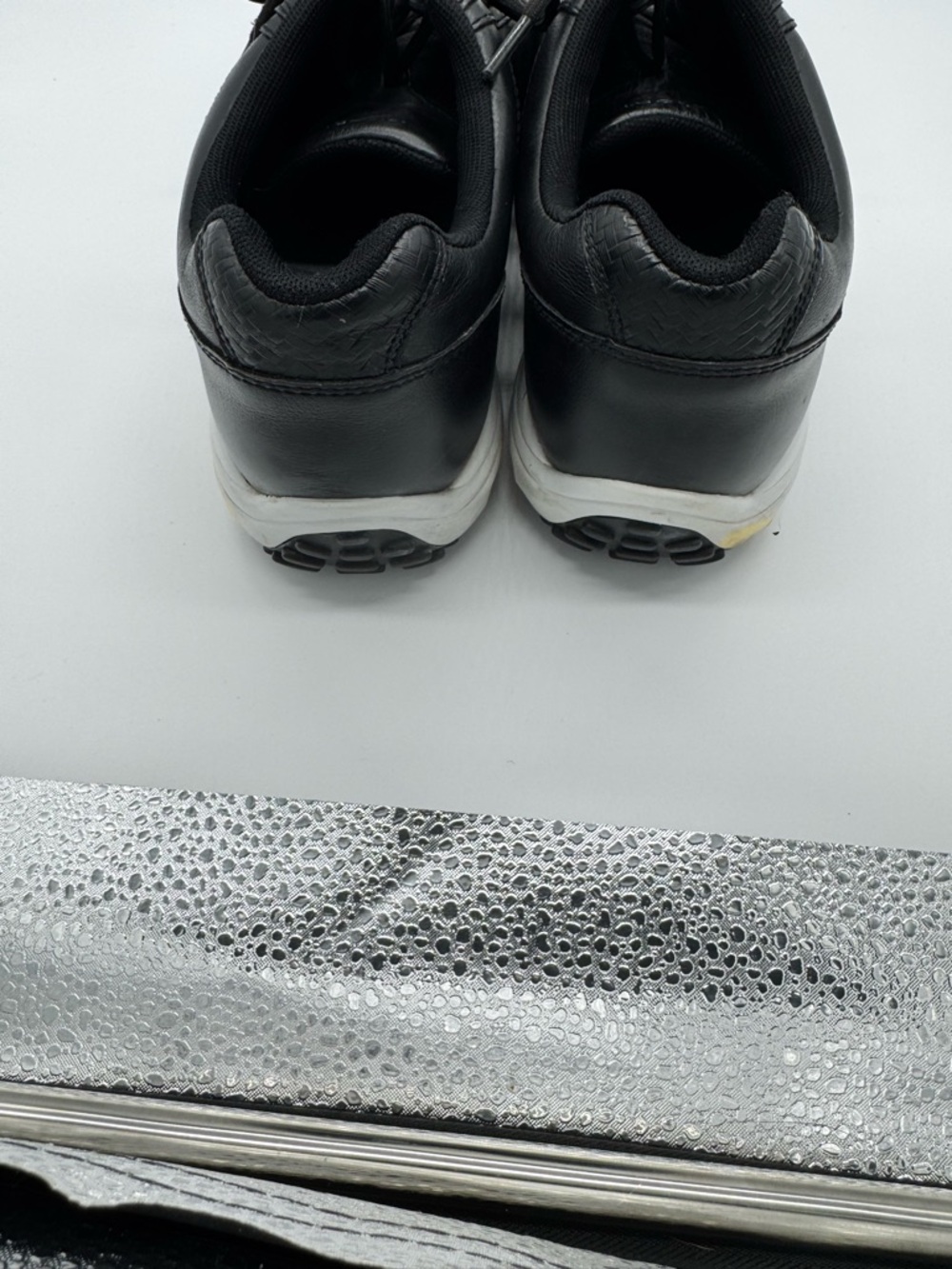Rockport Men's Black Leather Lace-Up Athletic Casual Sneakers - Picture 3 of 6